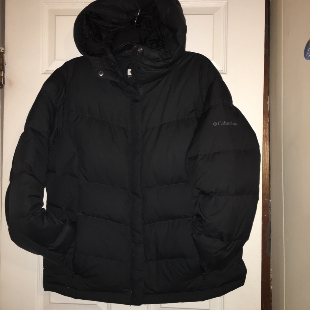 Columbia feather stuffed puffer winter coat